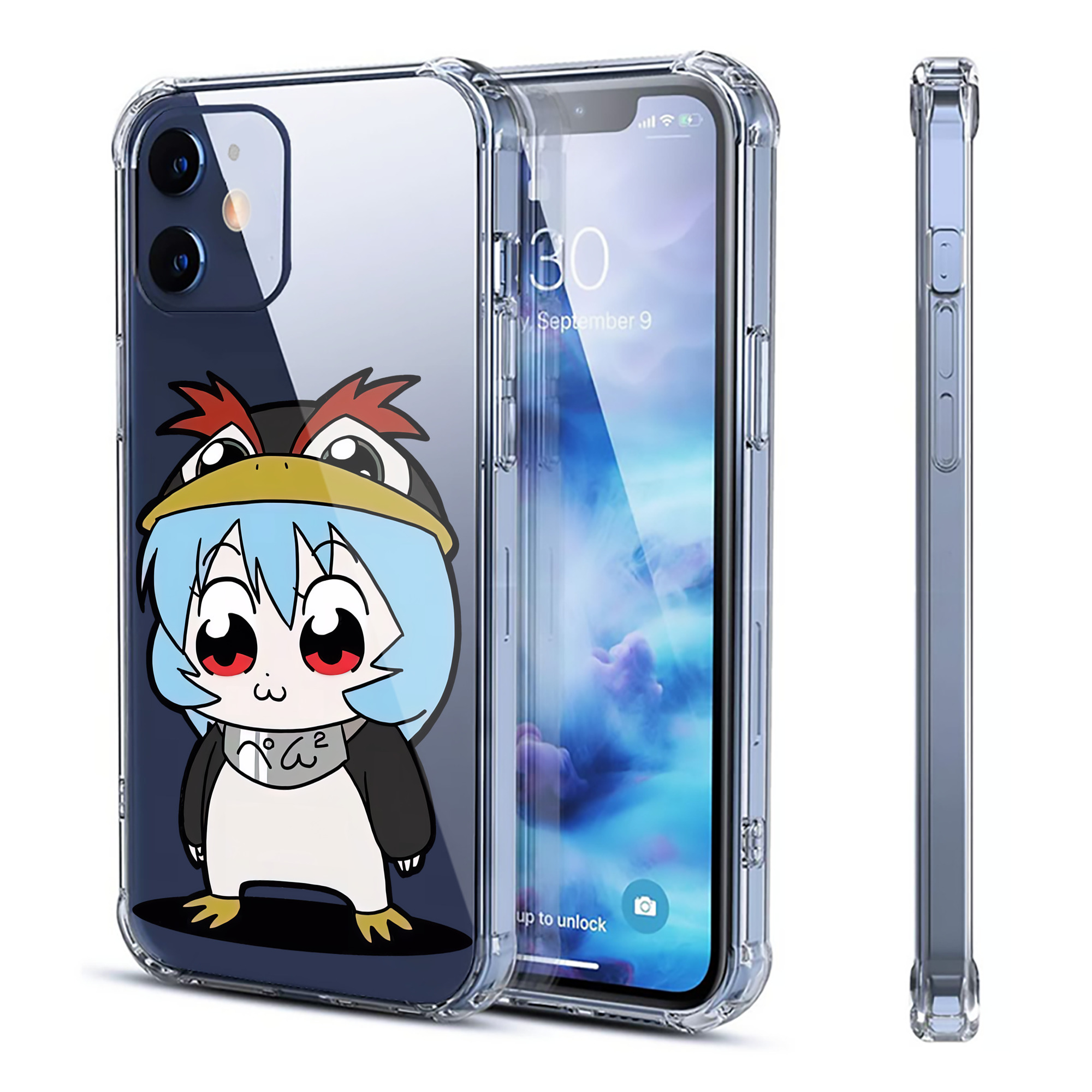 （画像用） EVA 新世紀エヴァンゲリオン 【iPhone 12シリーズ対応】透明スマホケース（クリアソフトケース）